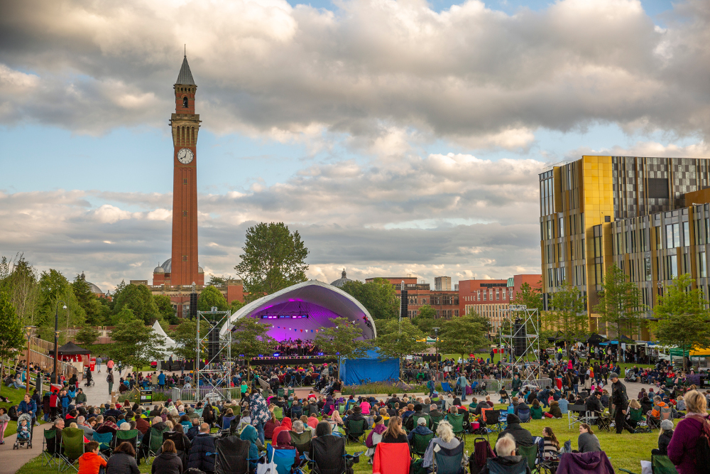 The Green Heart with stage