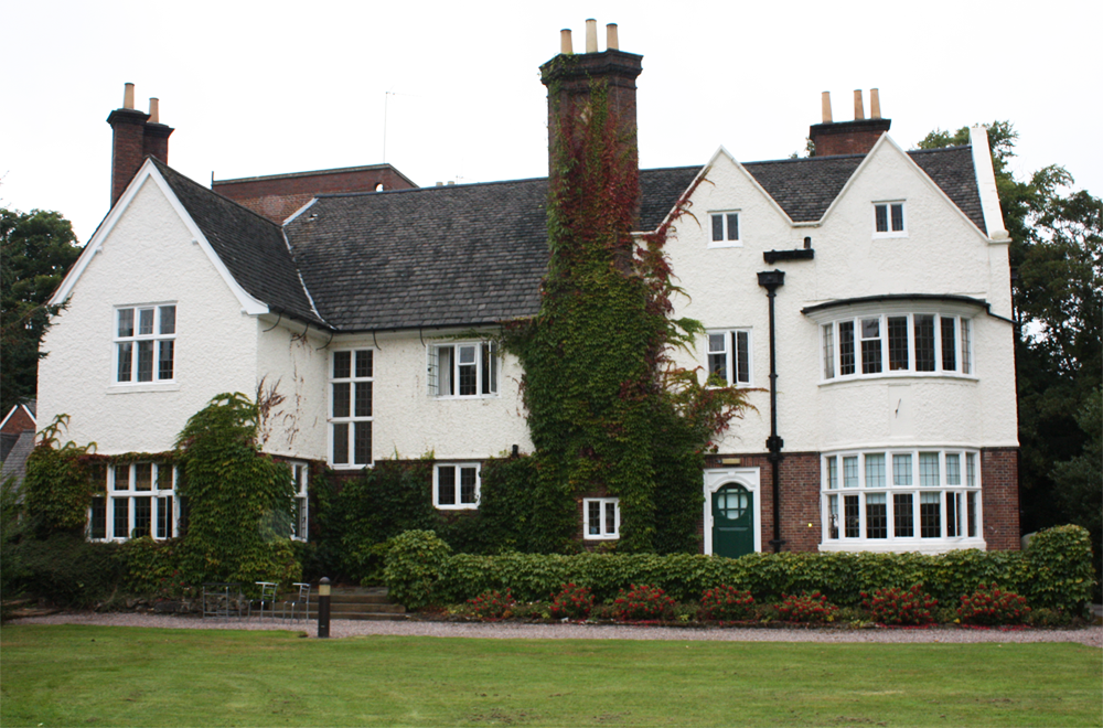 The front of Hornton Grange