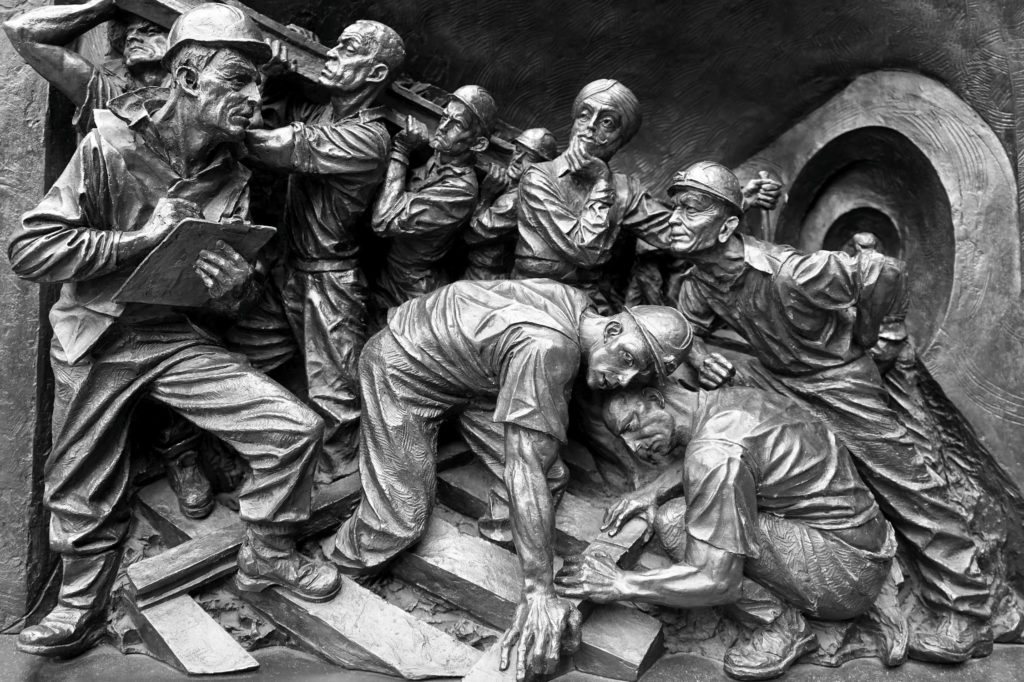 Statue of miners