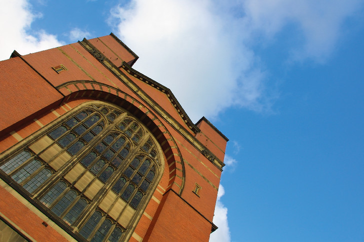 Looking up at Aston Webb