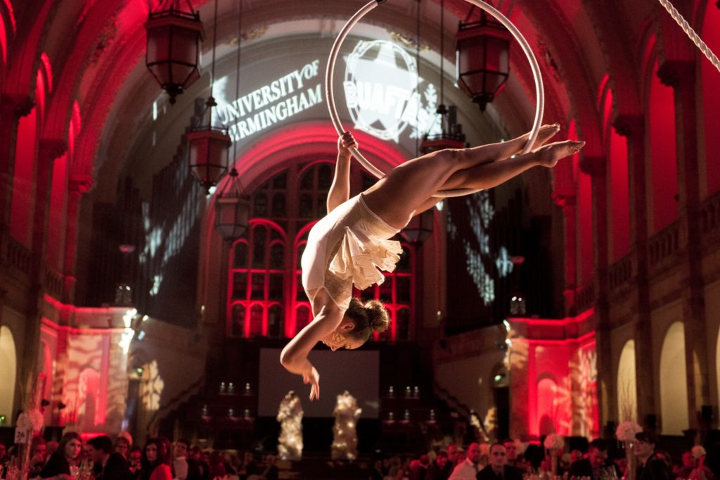 Performer in the great hall