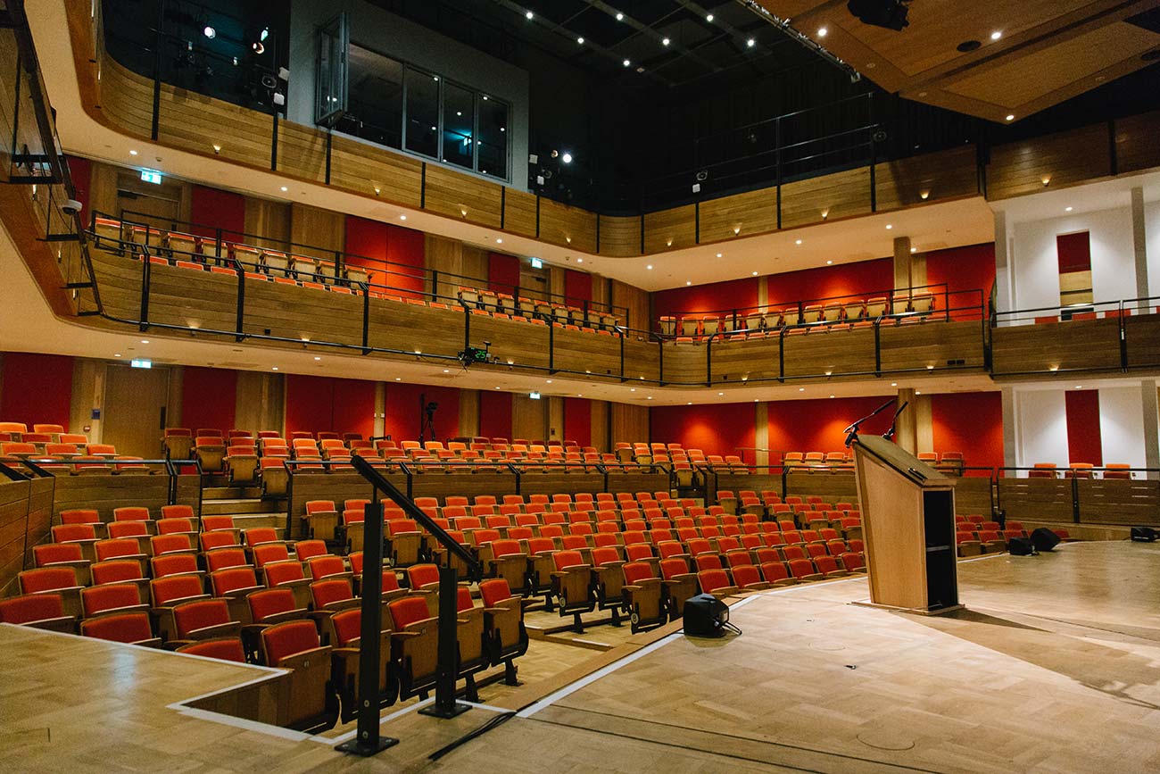 The Elgar Concert Hall from the stage