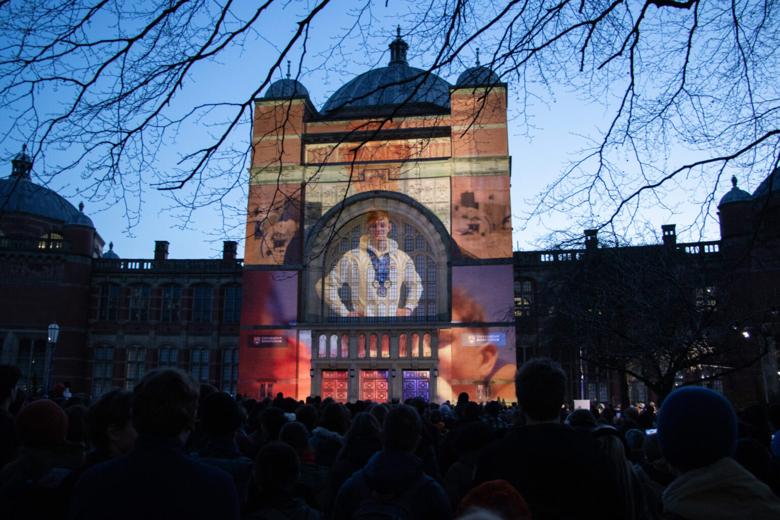 Projection mapping on the Great Hall