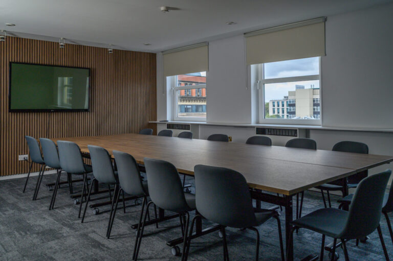 The Mailbox venue set up.