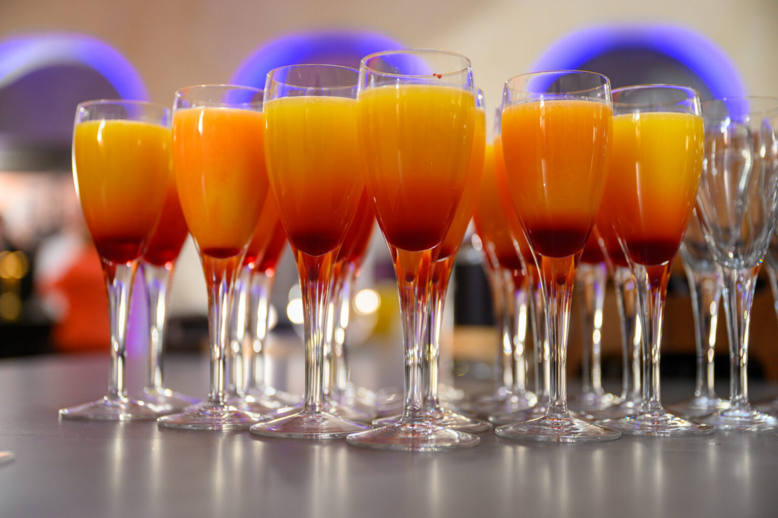Sunset Fizz Mocktail